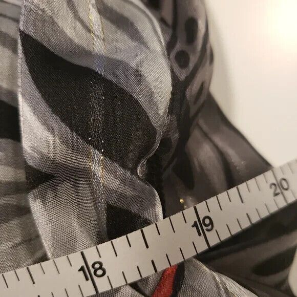 TOMMY BAHAMA Romantic Mermaid Ethereal Sheer Hibiscus Romance Midi Dress~$225 - Picture 12 of 13